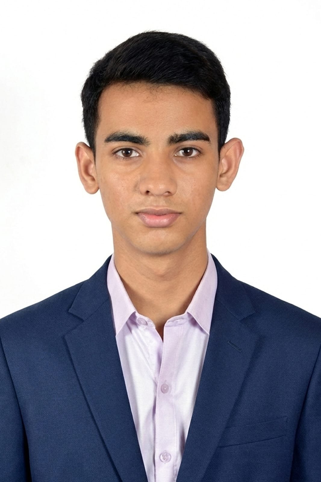 Formal portrait of Rahul Williams J